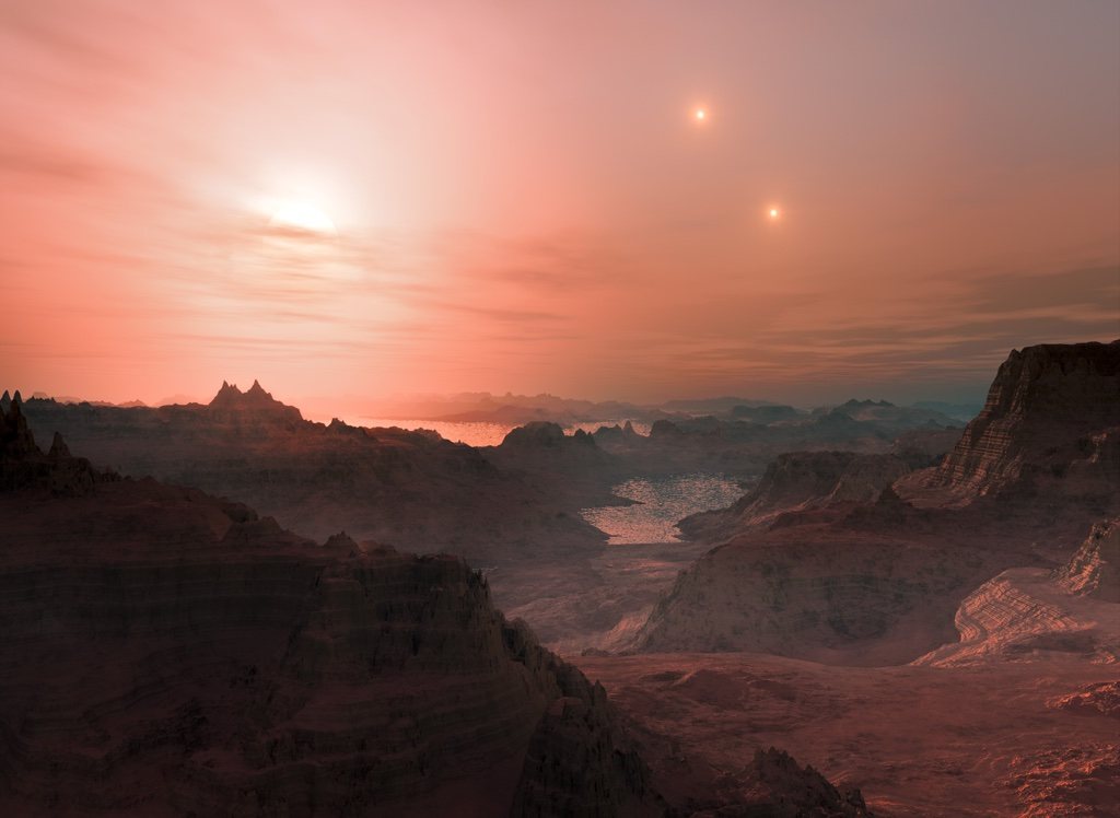 The red landscape of Gliese 581G